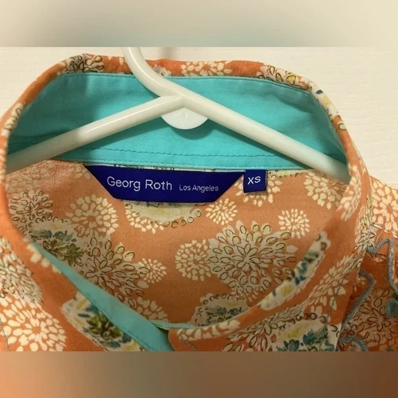 georg ROTH RUFFLE AND RIBBON SHIRT - Size XS - Picture 5 of 11